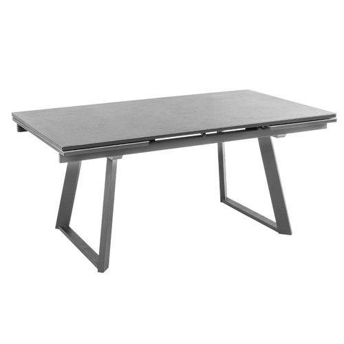 Visuel 1 du produit Table Malo avec 2 rallonges en aluminium - 180 x 230 x 280 x 100 cm