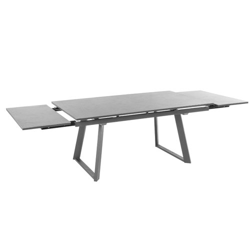 Visuel 3 du produit Table Malo avec 2 rallonges en aluminium - 180 x 230 x 280 x 100 cm