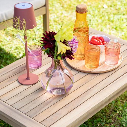 Visuel 4 du produit Salon de jardin en bois et corde coloris beige Séquoïa - 4 éléments (canapé, table basse et deux fauteuils)