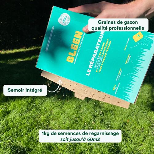 Visuel 6 du produit Kit de rénovation pour pelouse engrais et semences Bleen - 5 kg
