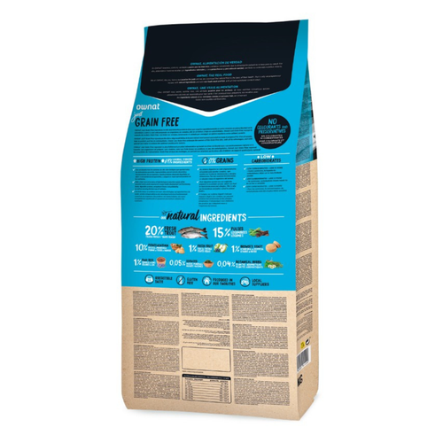 Visuel 2 du produit Croquette pour chien adulte Just Grain Free sans céréales à la truite Ownat - 14 kg