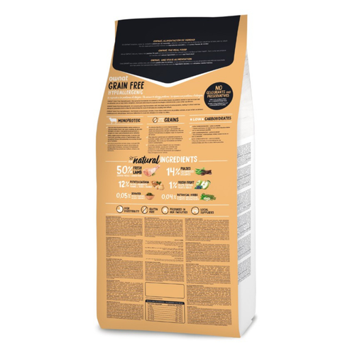 Visuel 2 du produit Croquette pour chien adulte sensible Grain Free à l'agneau Ownat - 3 kg