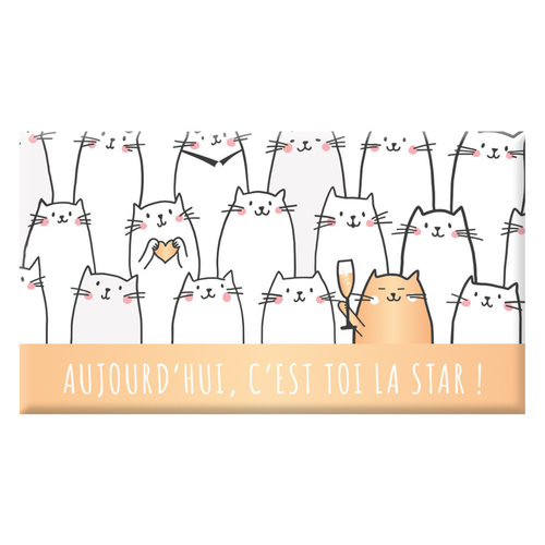 Visuel 1 du produit Chocolat au lait bio « Aujourd'hui » Art Grafik - 40 g