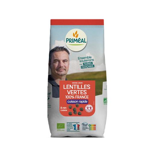 Visuel 1 du produit Lentilles vertes cuisson facile filière France Primeal - 300 g