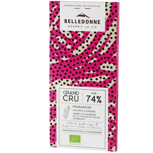 Visuel 1 du produit Tablette noir Madagascar bio Belledonne - 100 g