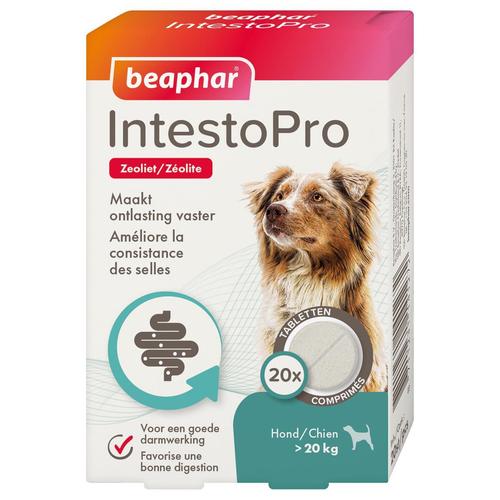 Visuel 1 du produit Aliment complémentaire consistance des selles pour chien Beaphar IntestoPro - x 20 comprimés