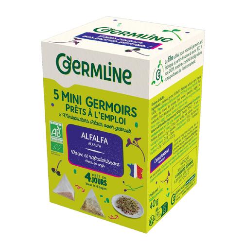 Visuel 1 du produit Mini germoirs alfalfa en boîte Germline - 5 x 8 g