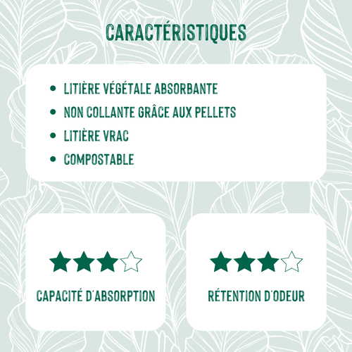 Visuel 2 du produit Litière en vrac pour chat, oiseau et rongeur Cat’s Best Universal - le seau de 12,4 L