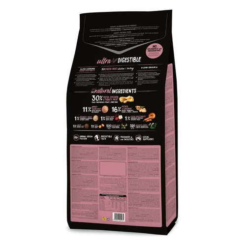 Visuel 2 du produit Croquette pour chiot de taille moyenne au poulet Ownat - 3 kg