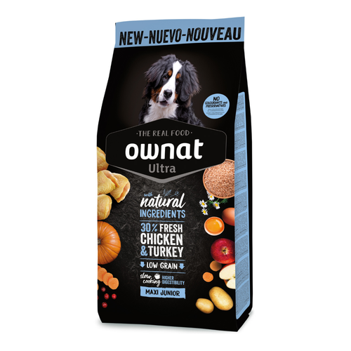 Visuel 1 du produit Croquettes pour chiot maxi junior Ownat Ultra - 12 kg