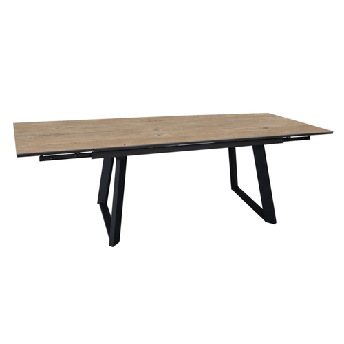 Visuel 1 du produit Table Malo avec 2 rallonges en aluminium - 180 x 230 x 280 x 100 cm