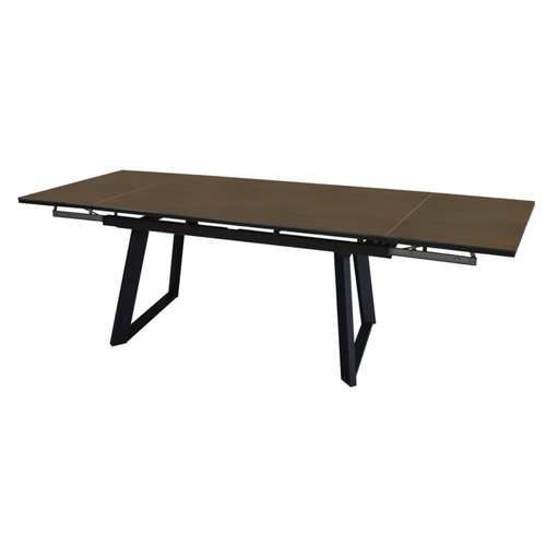 Visuel 1 du produit Table Malo avec 2 rallonges en aluminium - 180 x 230 x 280 x 100 cm