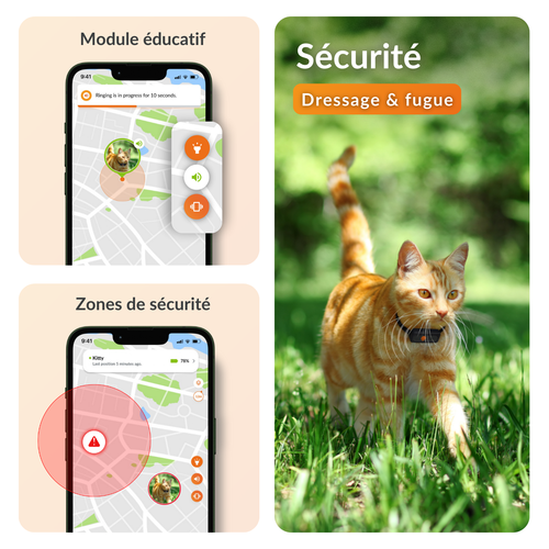 Visuel 6 du produit Traceur GPS pour chat coloris noir Weenect