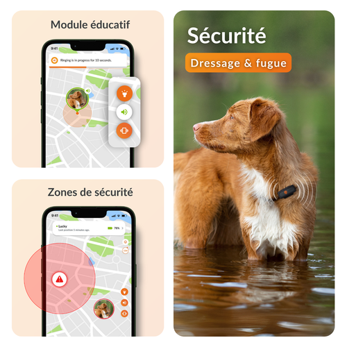 Visuel 6 du produit Traceur GPS pour chien coloris noir Weenect - fonctionne avec abonnement
