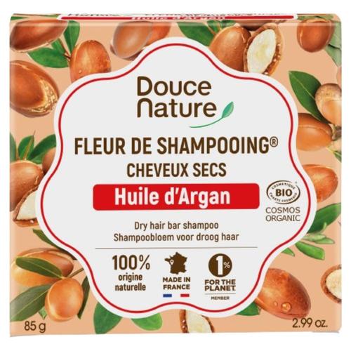 Visuel 1 du produit Fleur de shampoing pour cheveux secs Douce Nature - 85 g