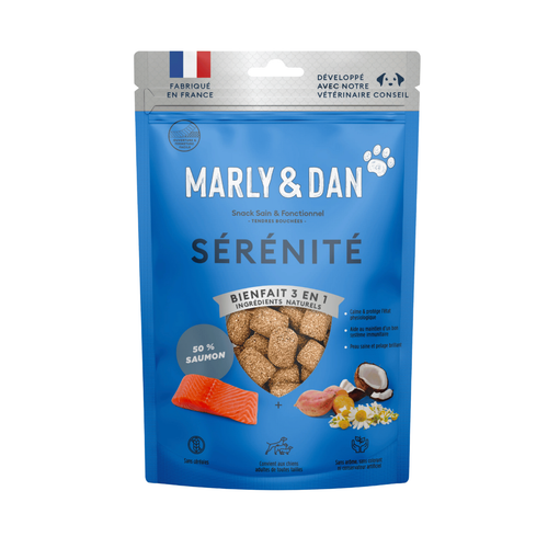 Visuel 1 du produit Friandises pour chien tendres bouchées sérénité Marly & Dan - 50 g