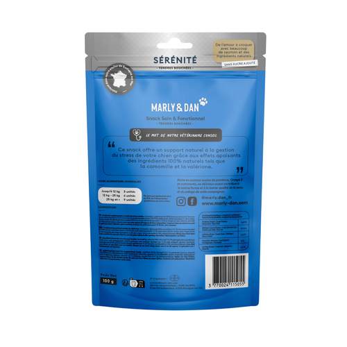 Visuel 2 du produit Friandises pour chien tendres bouchées sérénité Marly & Dan - 50 g