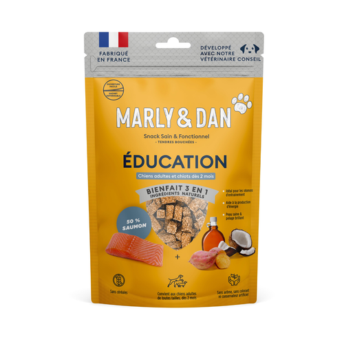 Visuel 1 du produit Friandises pour chien tendres bouchées éducation Marly & Dan - 100 g