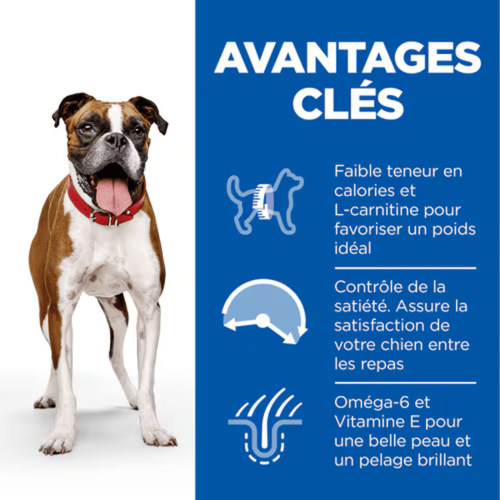 Visuel 5 du produit Croquette pour chien adulte light au poulet Hill's - 12 kg