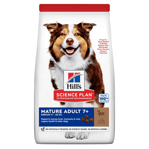 Visuel 1 du produit Croquette pour chien mature au poulet Hill's -12 kg