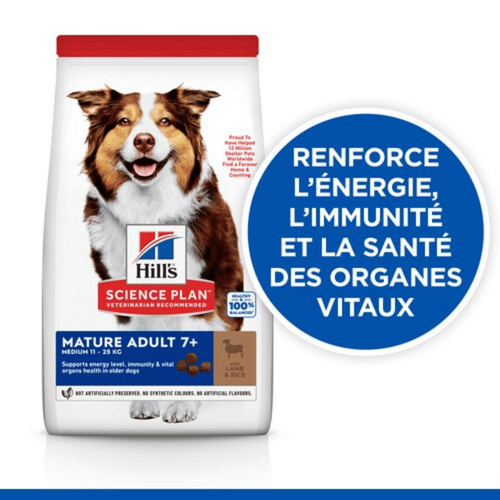 Visuel 4 du produit Croquette pour chien mature au poulet Hill's -12 kg