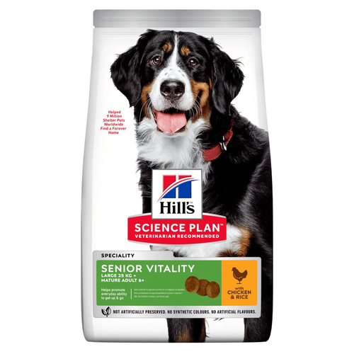 Visuel 1 du produit Croquette pour chien mature de grande taille au poulet Hill's - 12 kg
