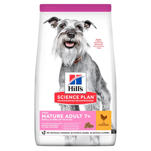 Visuel 1 du produit Croquette pour chien mature de petite taille au poulet Hill's - 2,5 kg