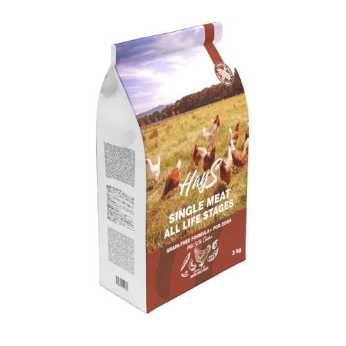 Visuel 1 du produit Croquette pour chien adulte mono-protéine de poulet sans céréales Hays - 3 kg