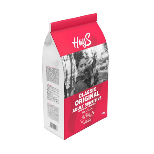 Visuel 1 du produit Croquette pour chien adulte sensible à l'agneau Hays Classic - 3 kg