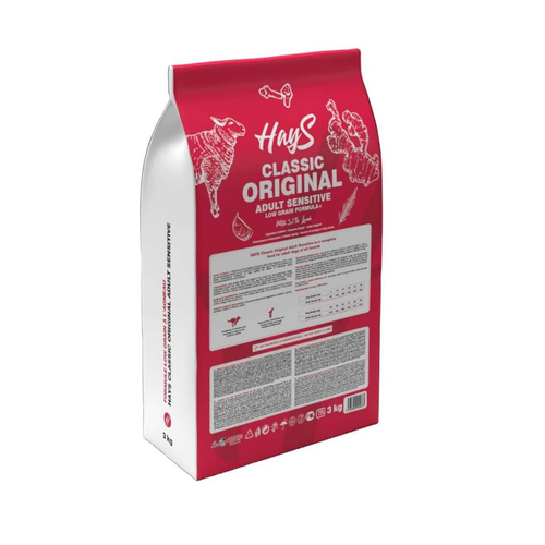 Visuel 3 du produit Croquette pour chien adulte sensible à l'agneau Hays Classic - 3 kg