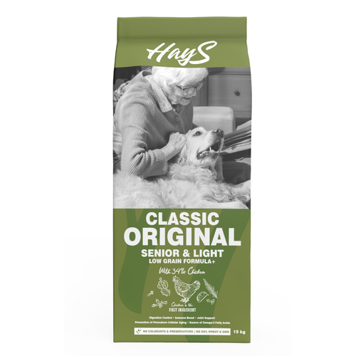 Visuel 2 du produit Croquette pour chien mature light au poulet Hays Classic - 15 kg