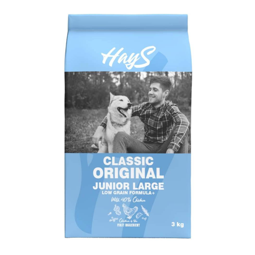 Visuel 2 du produit Croquette pour chiot de grande race au poulet Hays Classic - 3 kg