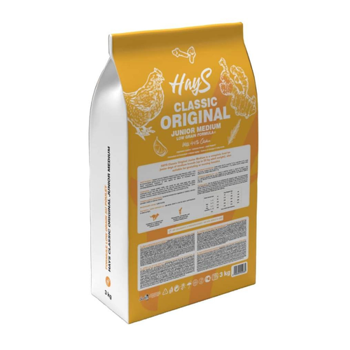 Visuel 3 du produit Croquette pour le chiot de taille de taille moyenne au poulet Hays Classic - 3 kg