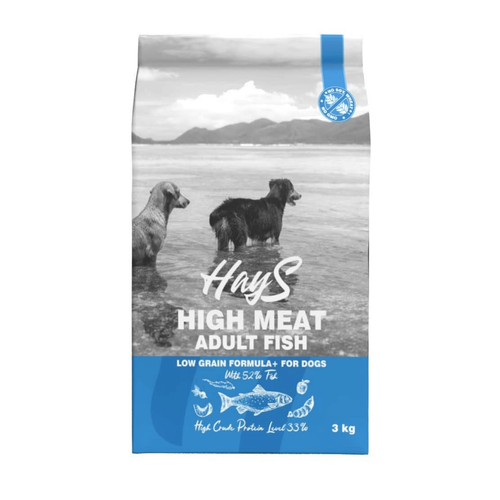 Visuel 2 du produit Croquette pour chien adulte au poisson Hays High Meat - 3 kg