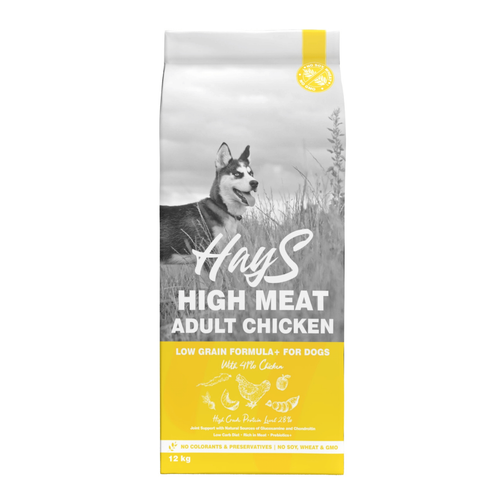 Visuel 2 du produit Croquette pour chien adulte au poulet Hays High Meat - 12 kg