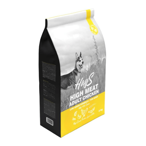Visuel 1 du produit Croquette pour chien adulte au poulet Hays High Meat - 3 kg