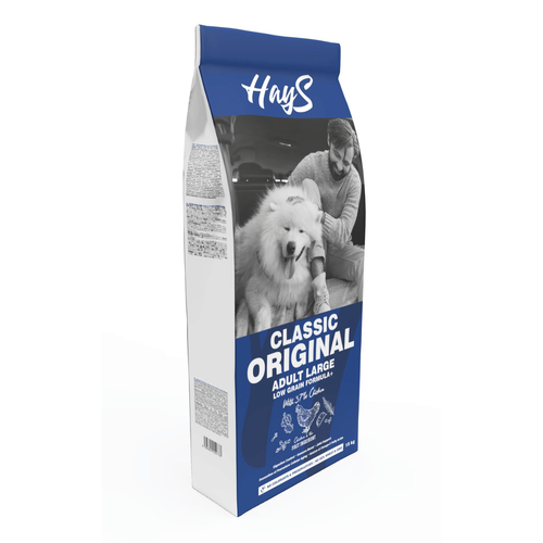 Visuel 1 du produit Croquette pour chien adulte de grande race au poulet Hays Classic - 15 kg