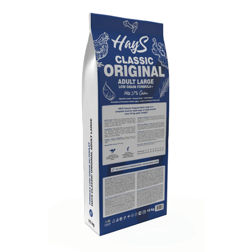 Visuel 3 du produit Croquette pour chien adulte de grande race au poulet Hays Classic - 15 kg