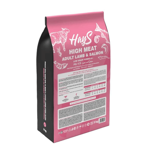Visuel 3 du produit Croquette pour chien adulte à l'agneau et au poisson Hays High Meat - 3 kg