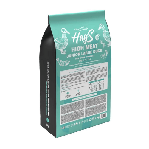 Visuel 3 du produit Croquette pour chiot de grande taille au canard Hays High Meat - 3 kg