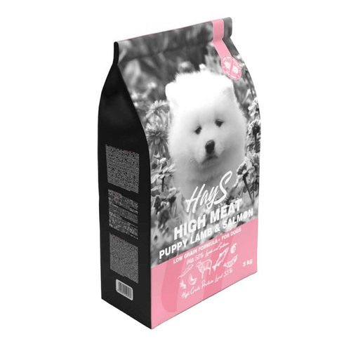 Visuel 1 du produit Croquette pour chiot à l'agneau et au poisson Hays High Meat - 3 kg