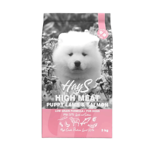 Visuel 2 du produit Croquette pour chiot à l'agneau et au poisson Hays High Meat - 3 kg