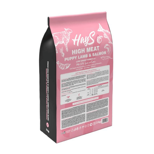 Visuel 3 du produit Croquette pour chiot à l'agneau et au poisson Hays High Meat - 3 kg