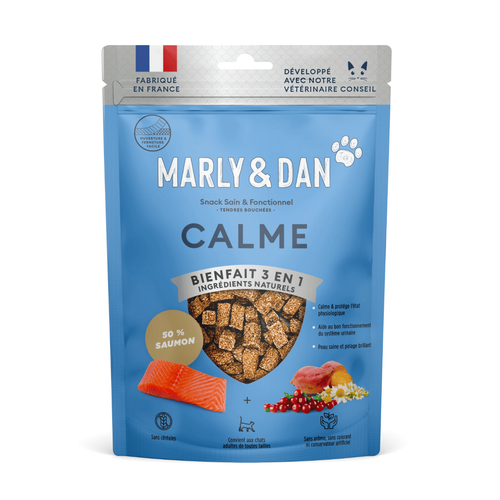 Visuel 1 du produit Friandises pour chat tendres bouchées calme Marly & Dan - 40 g