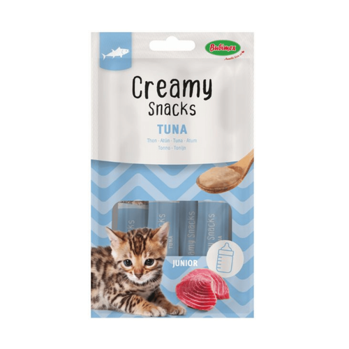Visuel 1 du produit Friandise en crème pour chaton thon Bubimex Creamy x 4 - 60 g