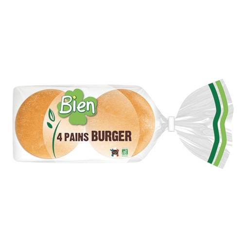 Visuel 1 du produit Pains burger bio en sachet bio Bien - 200g
