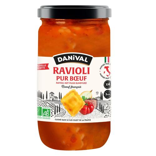 Visuel 1 du produit Raviolis au bœuf d'origine française DANIVAL 670 g