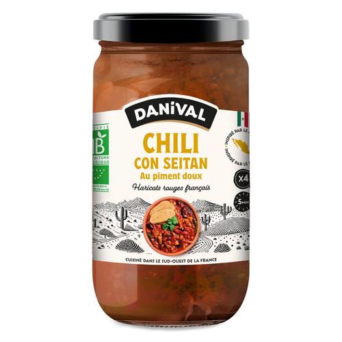 Visuel 1 du produit Chili con seitan bio Danival - 630 g
