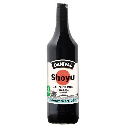 Visuel 1 du produit Shoyu bio réduit en sel Danival - 50 cl