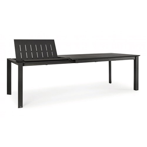 Visuel 3 du produit Table de jardin extensible anthracite BIZZOTTO konnor - 160/240x100cm